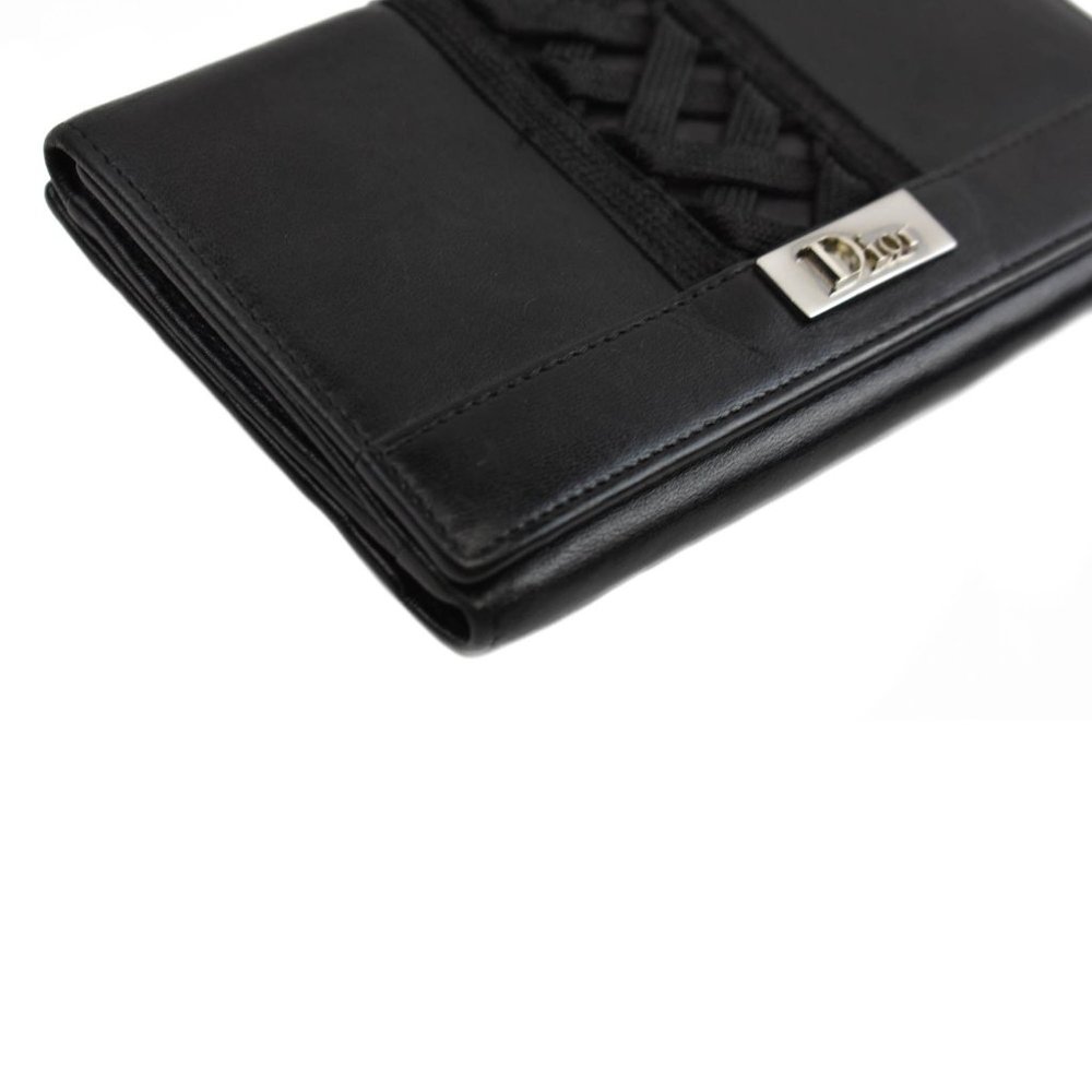 Christian Dior Black Leather Wallet - Picture 4 of 10